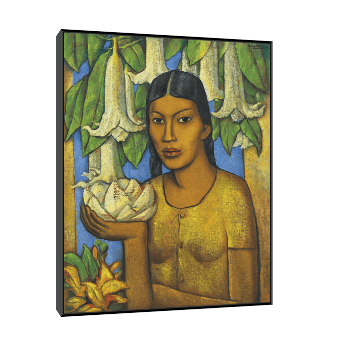 La India de los floripondios, Alfredo Ramos Martínez - ArtDeco Canvas