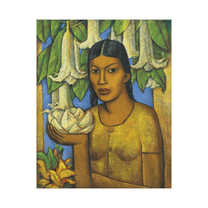 La India de los floripondios, Alfredo Ramos Martínez - ArtDeco Canvas