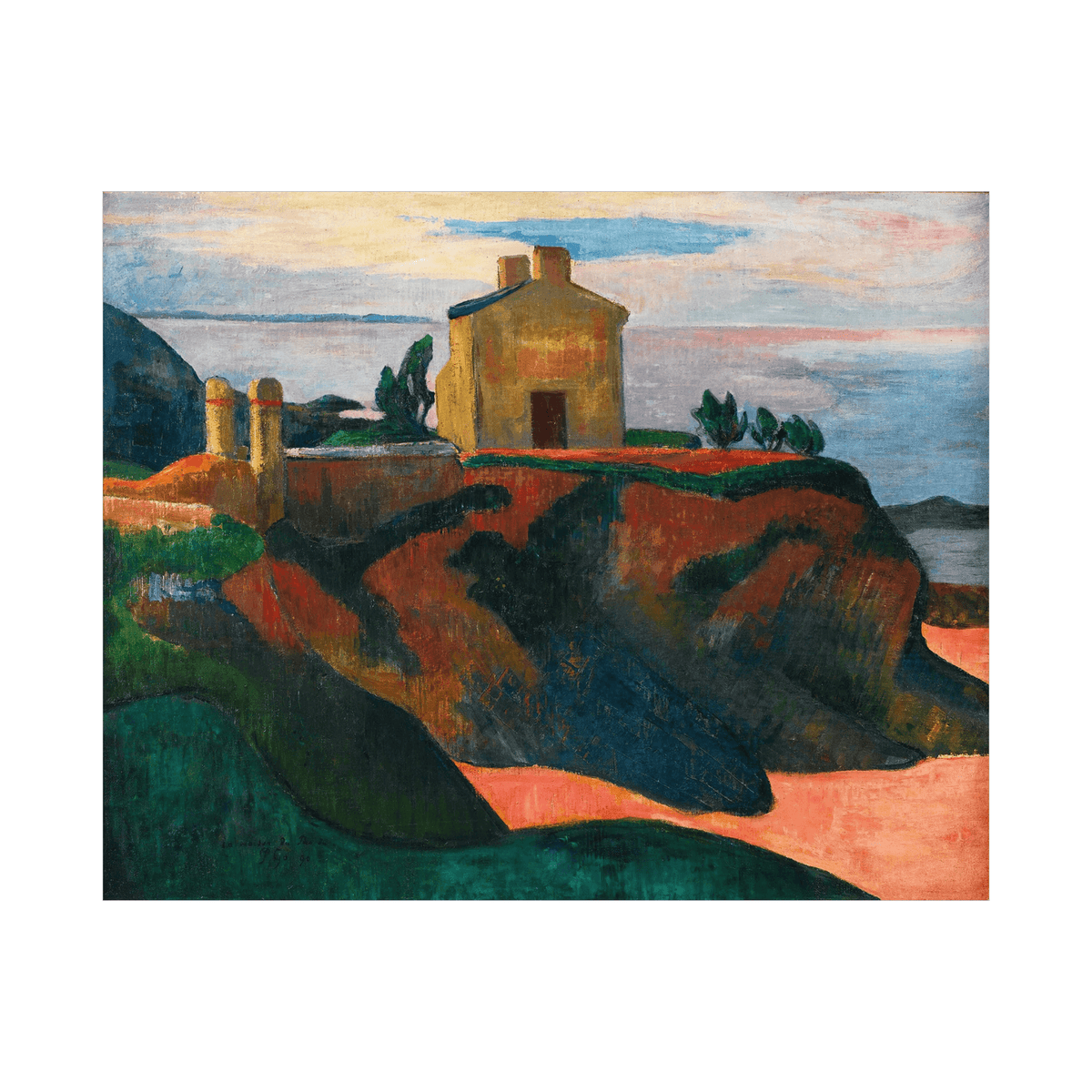 La Maison Du Pan-Du, Paul Gauguin - ArtDeco Canvas