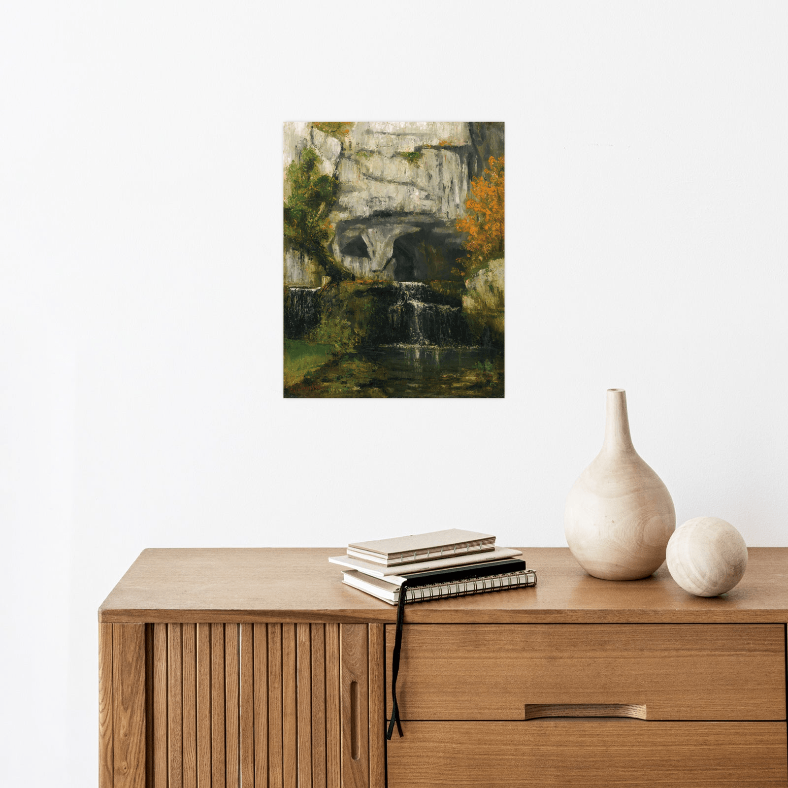 La Source Du Lison, Gustave Courbet - ArtDeco Canvas