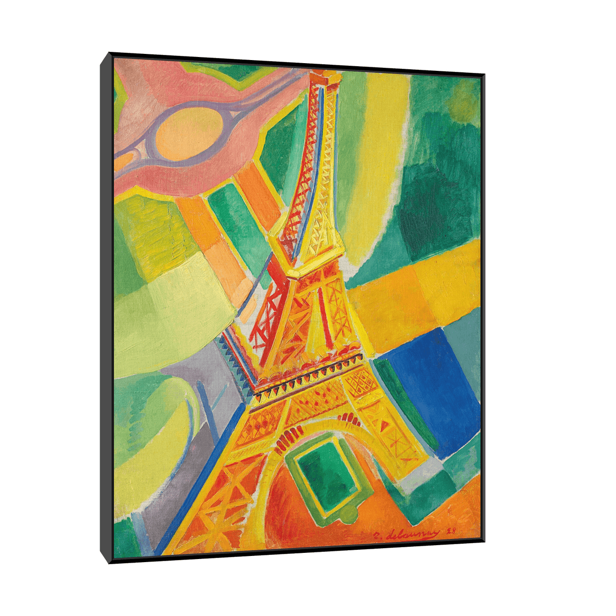 La Tour Eiffel, Robert Delaunay - ArtDeco Canvas