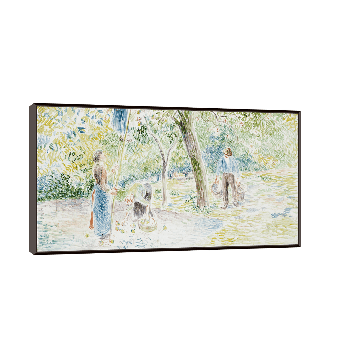 La cueillette des pommes, Camille Pissarro - ArtDeco Canvas