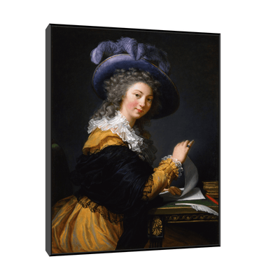 Lady Folding a Letter, Elisabeth Louise Vigée Le Brun - ArtDeco Canvas