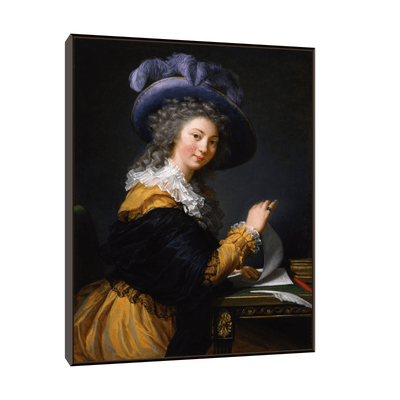Lady Folding a Letter, Elisabeth Louise Vigée Le Brun - ArtDeco Canvas