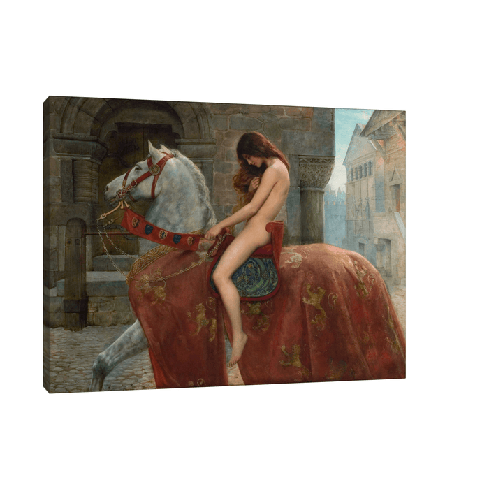 Lady Godiva, John Collier - ArtDeco Canvas