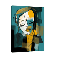 Lady in distress - ArtDeco Canvas