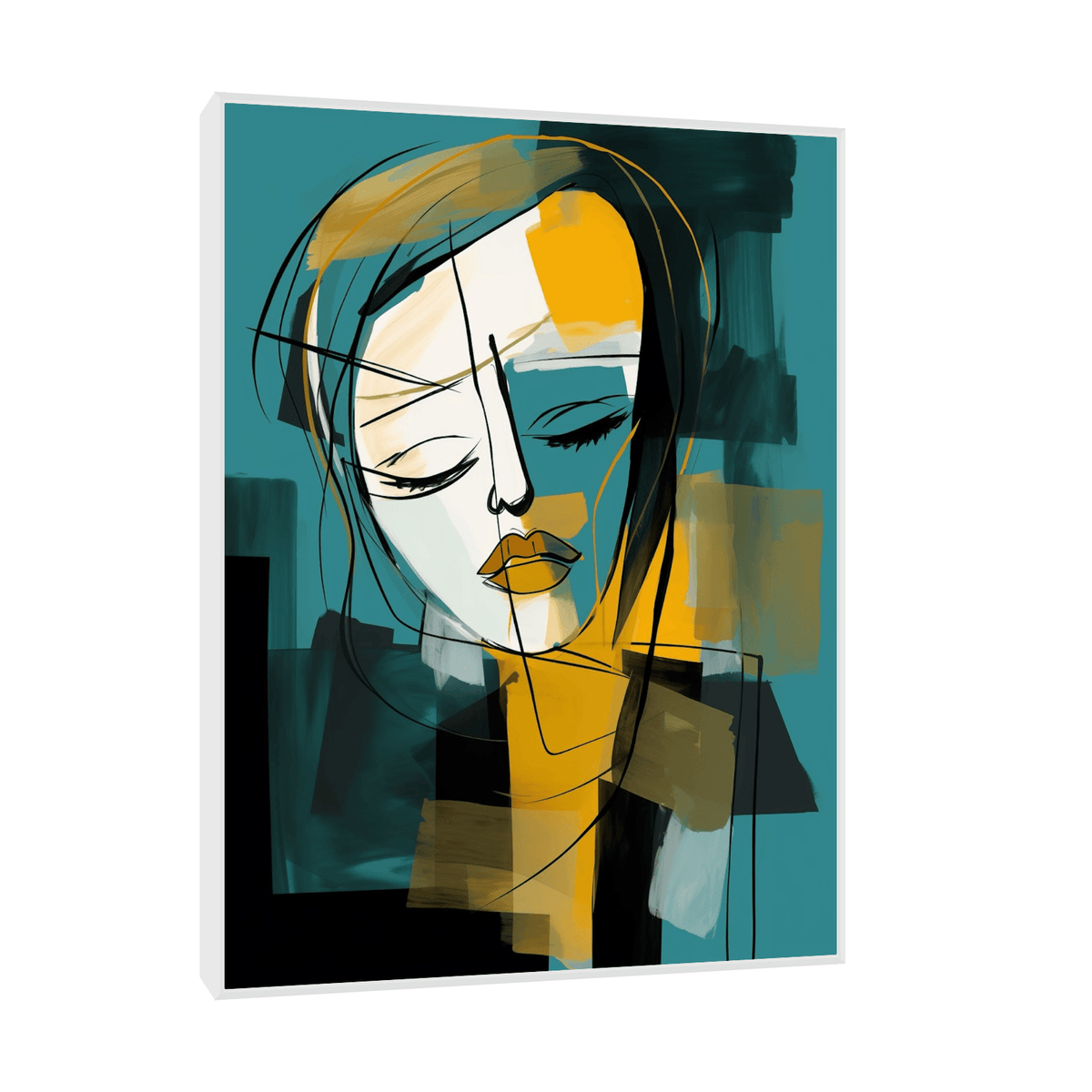 Lady in distress - ArtDeco Canvas