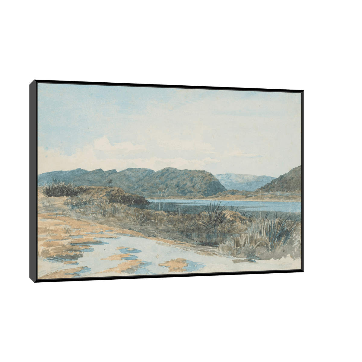 Lagoon at Greymouth, James Crowe Richmond - ArtDeco Canvas