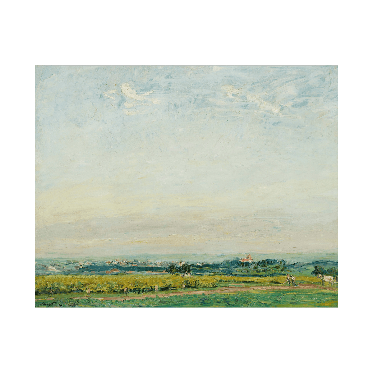 Landscape from Palatinate, Max Slevogt - ArtDeco Canvas