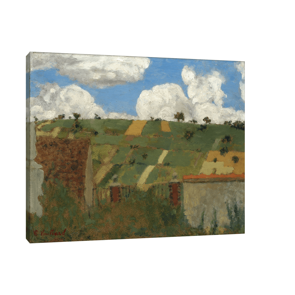 Landscape of the Ile-de-France, Édouard Vuillard - ArtDeco Canvas