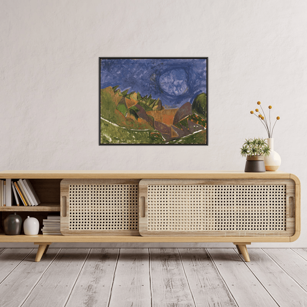 Landschap, Arie Van de Giessen - ArtDeco Canvas