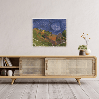 Landschap, Arie Van de Giessen - ArtDeco Canvas