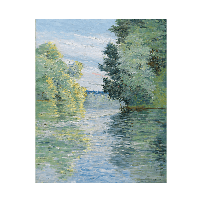 Le Petit bras de la Seine à Argenteuil, Gustave Caillebotte - ArtDeco Canvas