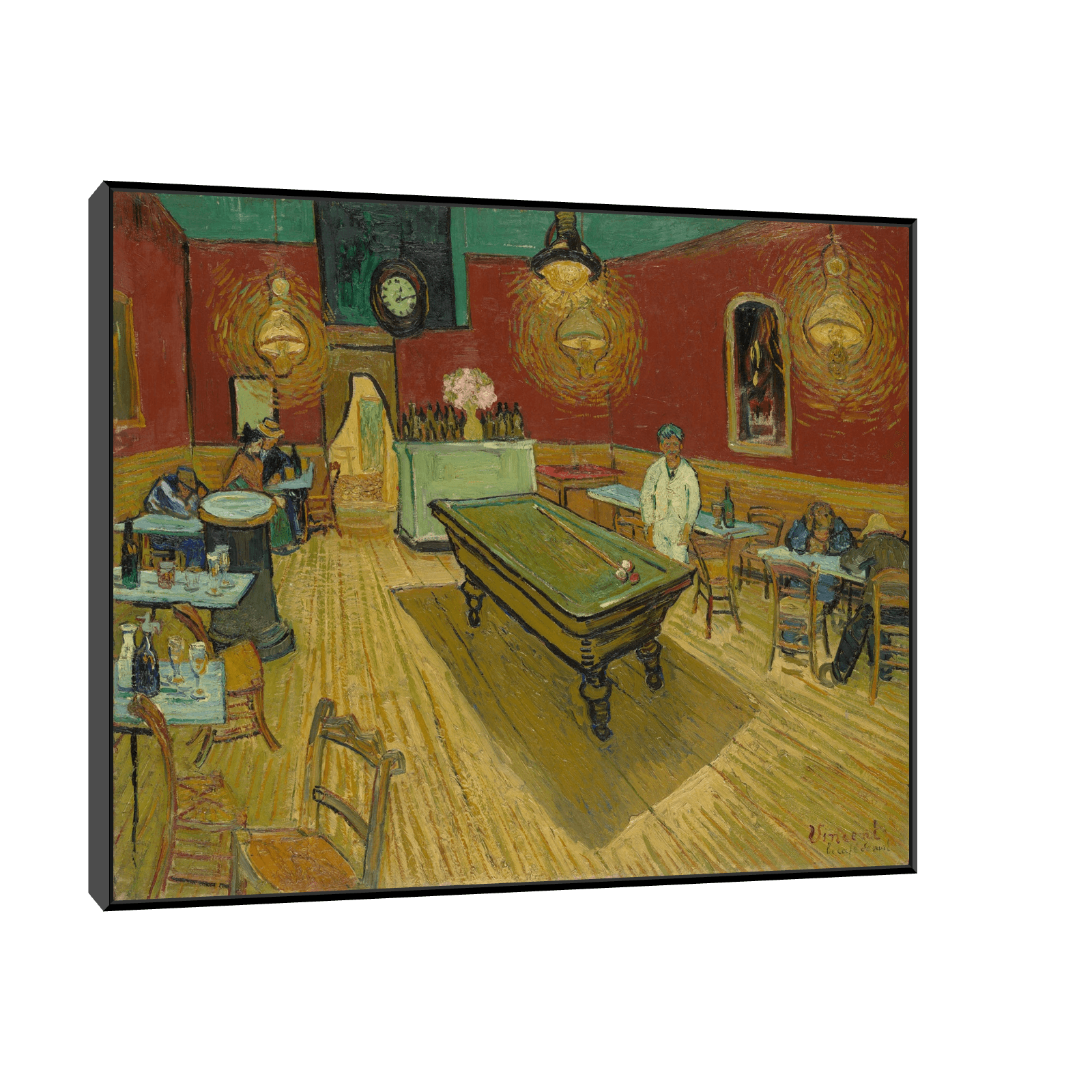 Le café de nuit, Vincent van Gogh - ArtDeco Canvas