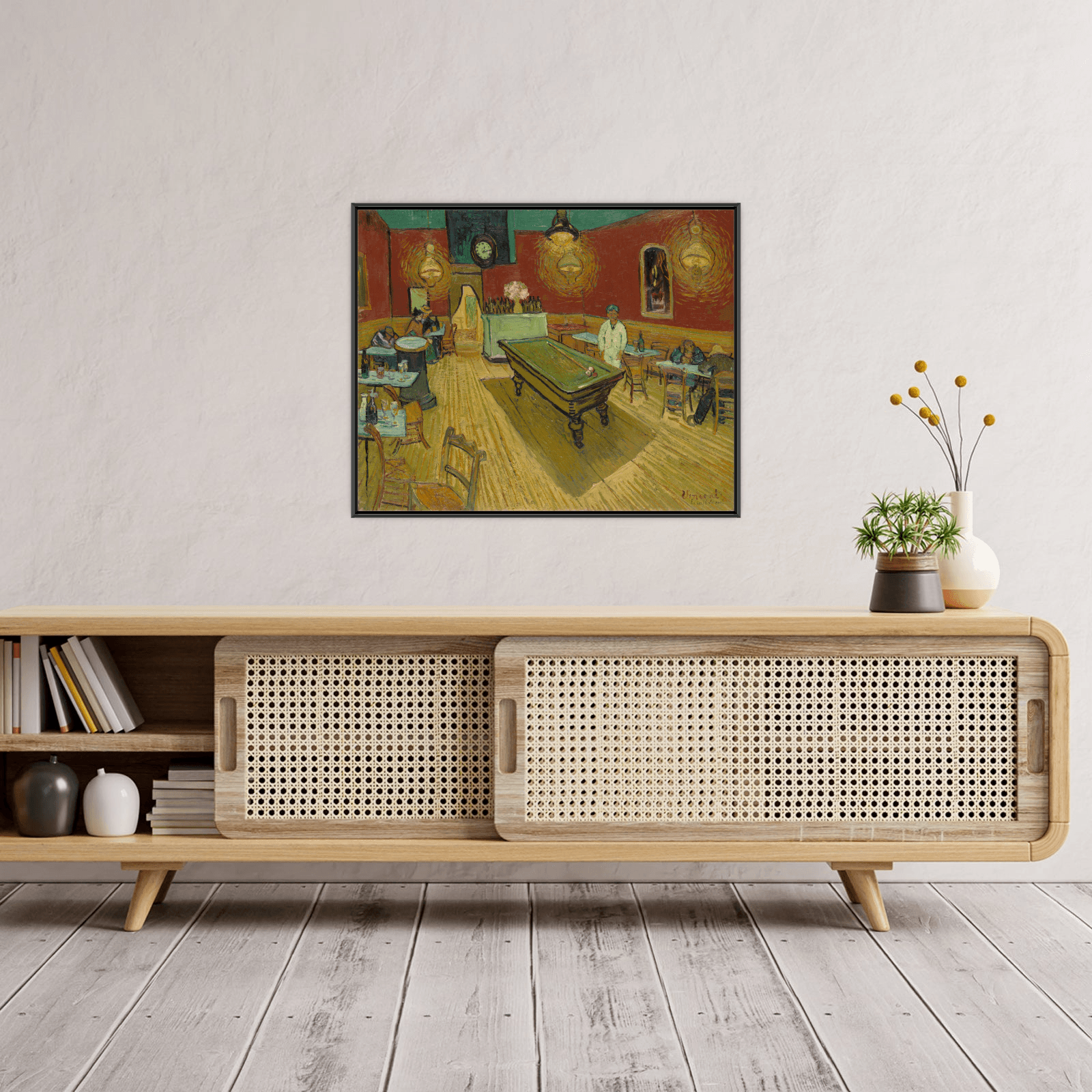 Le café de nuit, Vincent van Gogh - ArtDeco Canvas