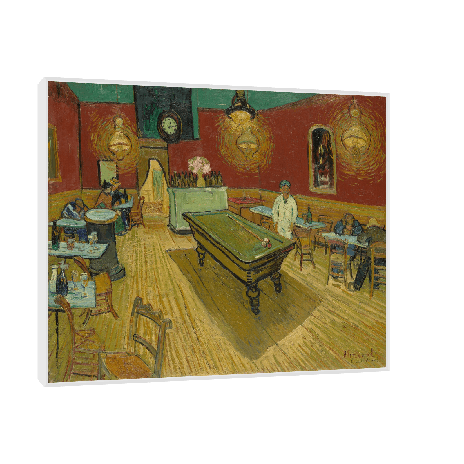 Le café de nuit, Vincent van Gogh - ArtDeco Canvas