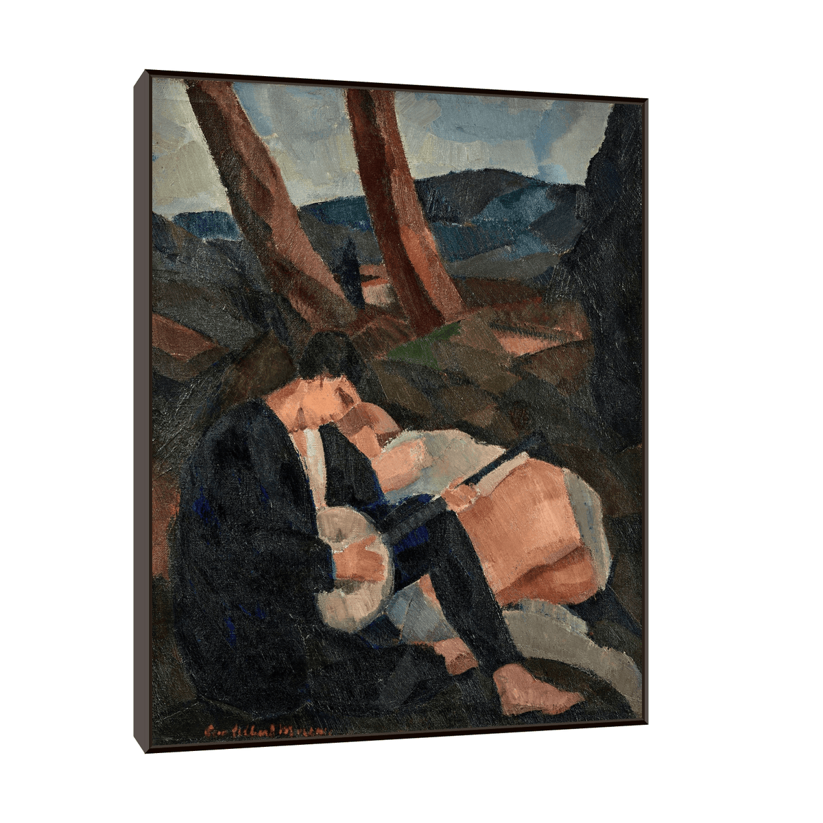 Le joueur de banjo, Luc-Albert Moreau - ArtDeco Canvas