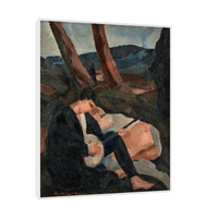 Le joueur de banjo, Luc-Albert Moreau - ArtDeco Canvas