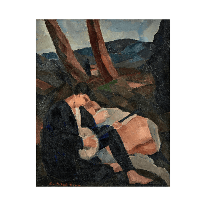 Le joueur de banjo, Luc-Albert Moreau - ArtDeco Canvas