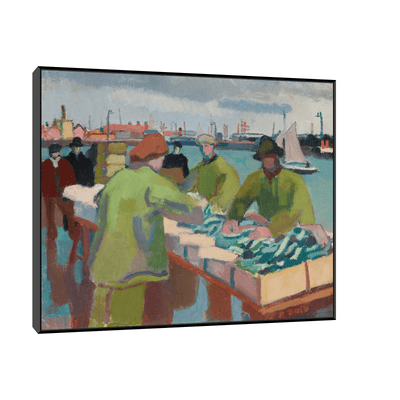 Le marché aux poissons, Raoul Dufy - ArtDeco Canvas