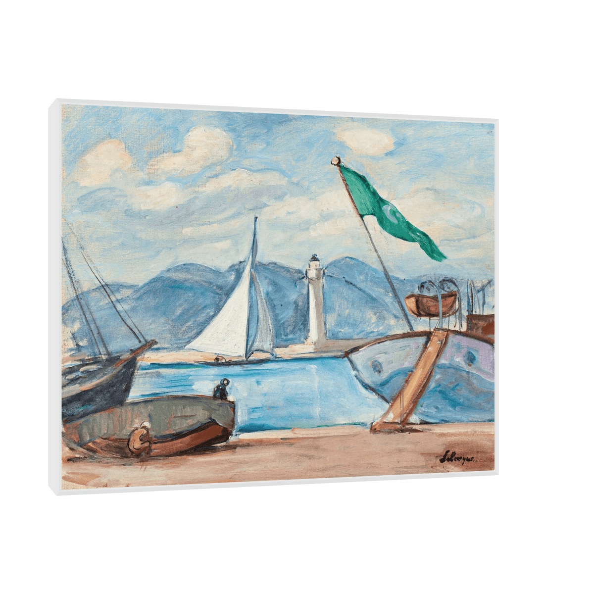 Le port de Saint-Tropez, Henri Lebasque - ArtDeco Canvas