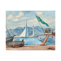 Le port de Saint-Tropez, Henri Lebasque - ArtDeco Canvas