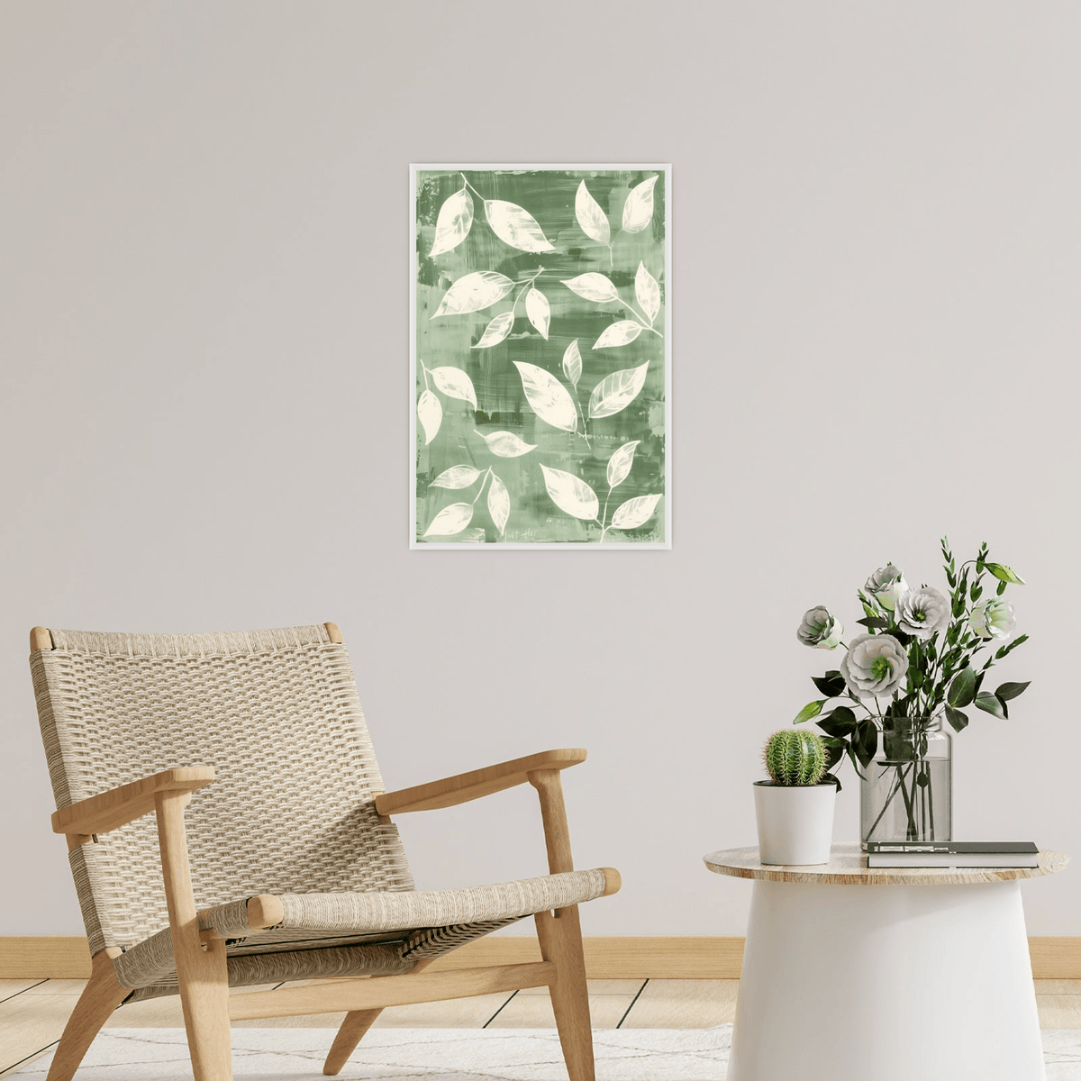 Leaves falling - ArtDeco Canvas