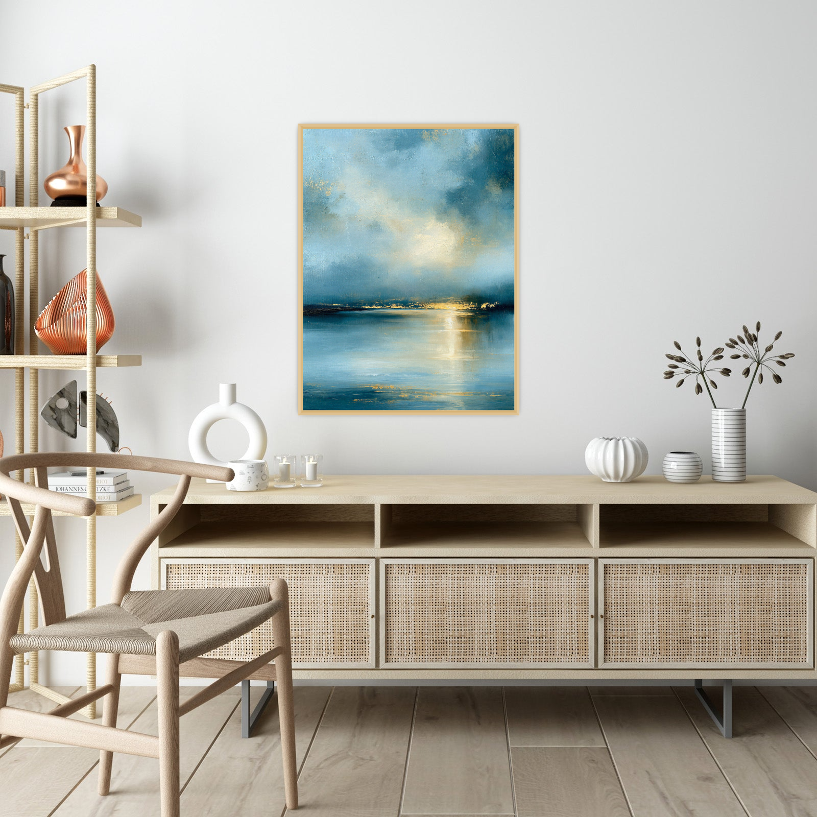 Light over the sea