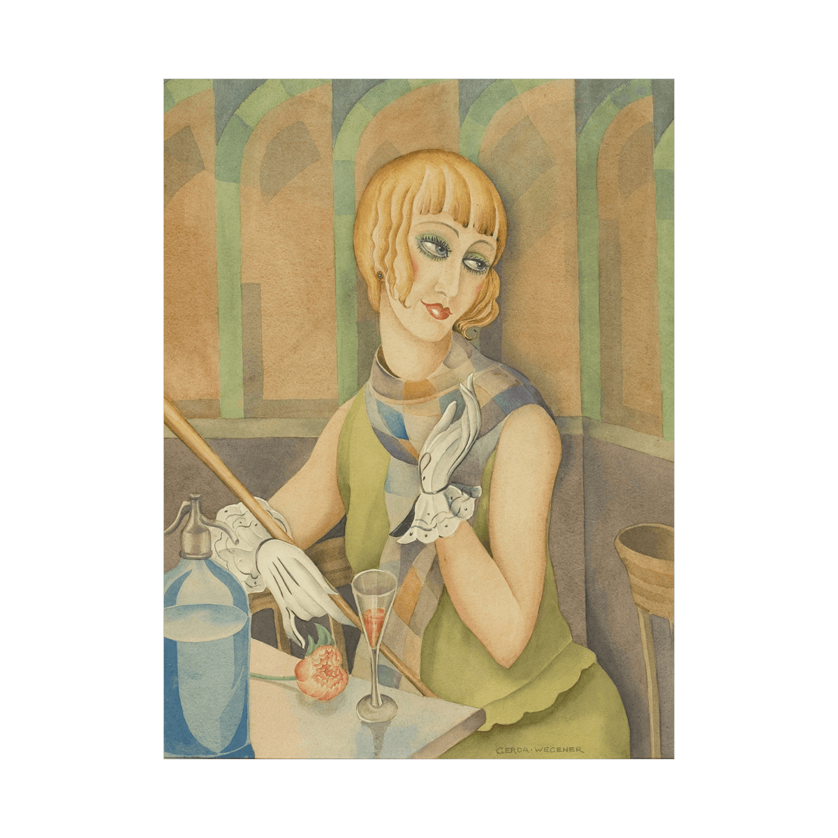 Lili Elbe, Gerda Wegener - ArtDeco Canvas