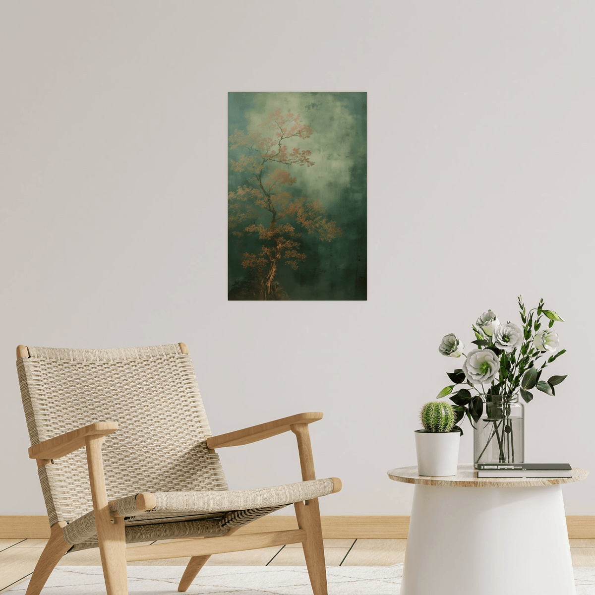 Lone tree - ArtDeco Canvas