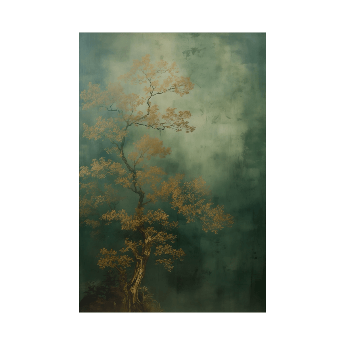 Lone tree - ArtDeco Canvas