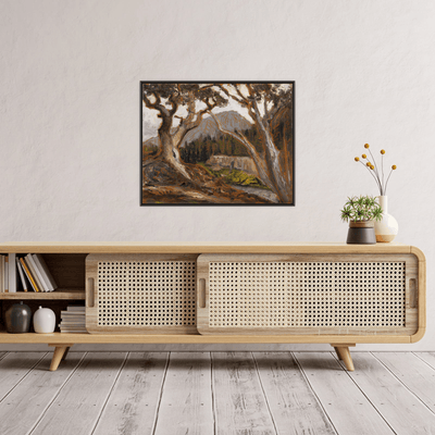 Long’s Peak from Loch Vale, Estes Park, Colorado, Grant Wood - ArtDeco Canvas