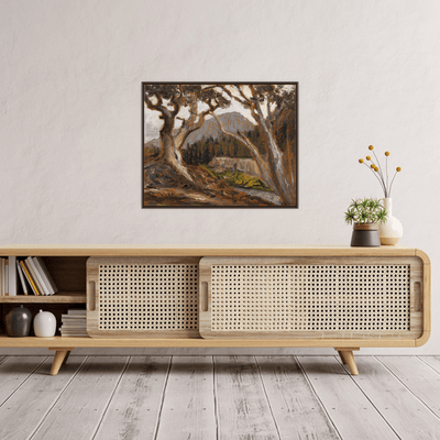 Long’s Peak from Loch Vale, Estes Park, Colorado, Grant Wood - ArtDeco Canvas