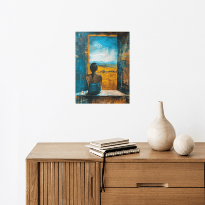 Looking into the distance - ArtDeco Canvas