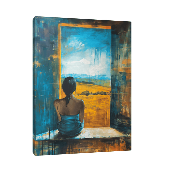 Looking into the distance - ArtDeco Canvas