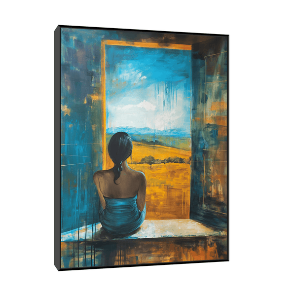 Looking into the distance - ArtDeco Canvas