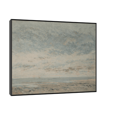 Low Tide at Trouville, Gustave Courbet