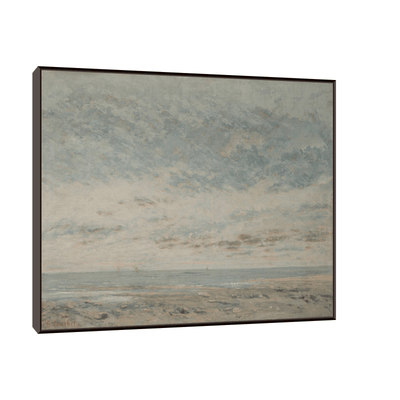 Low Tide at Trouville, Gustave Courbet