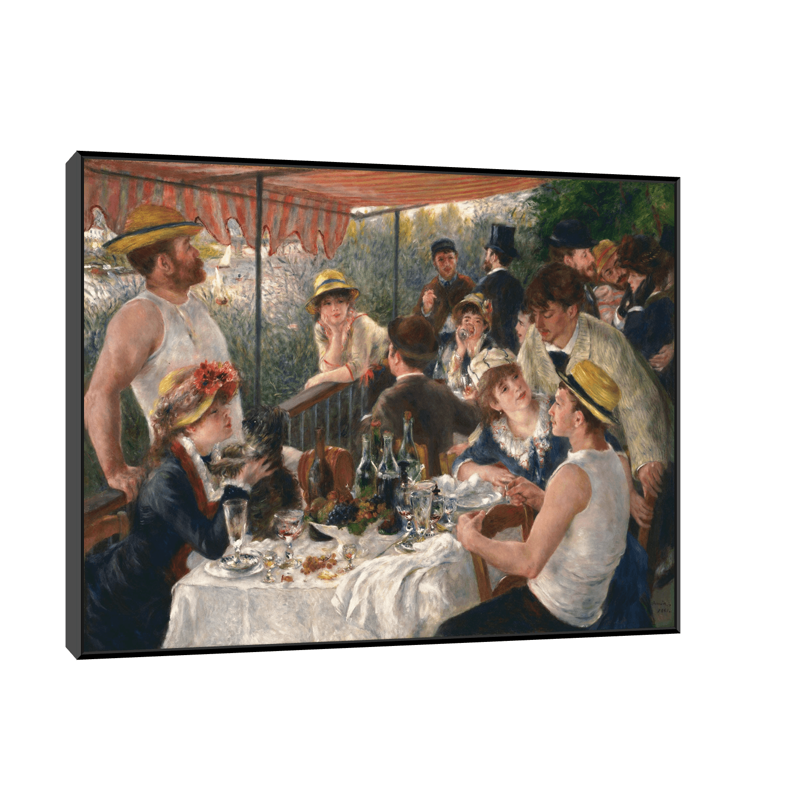 Luncheon of the Boating Party, Pierre-Auguste Renoir - ArtDeco Canvas
