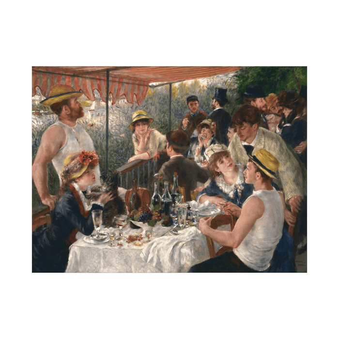 Luncheon of the Boating Party, Pierre-Auguste Renoir - ArtDeco Canvas