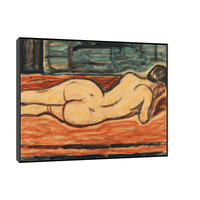 Lying naked woman,Christian Rohlfs - ArtDeco Canvas