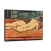 Lying naked woman,Christian Rohlfs - ArtDeco Canvas