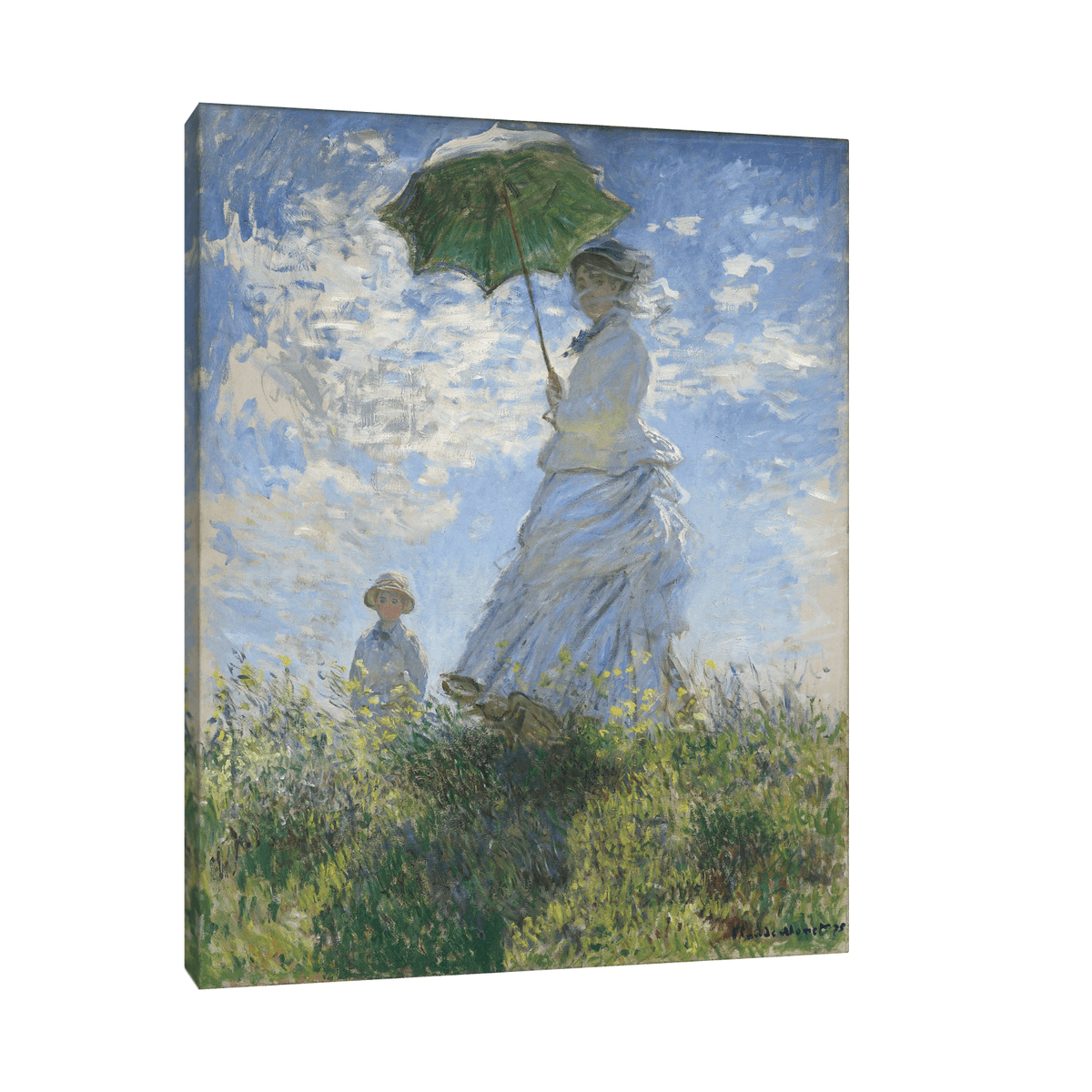Madame Monet and Her Son, Claude Monet - ArtDeco Canvas