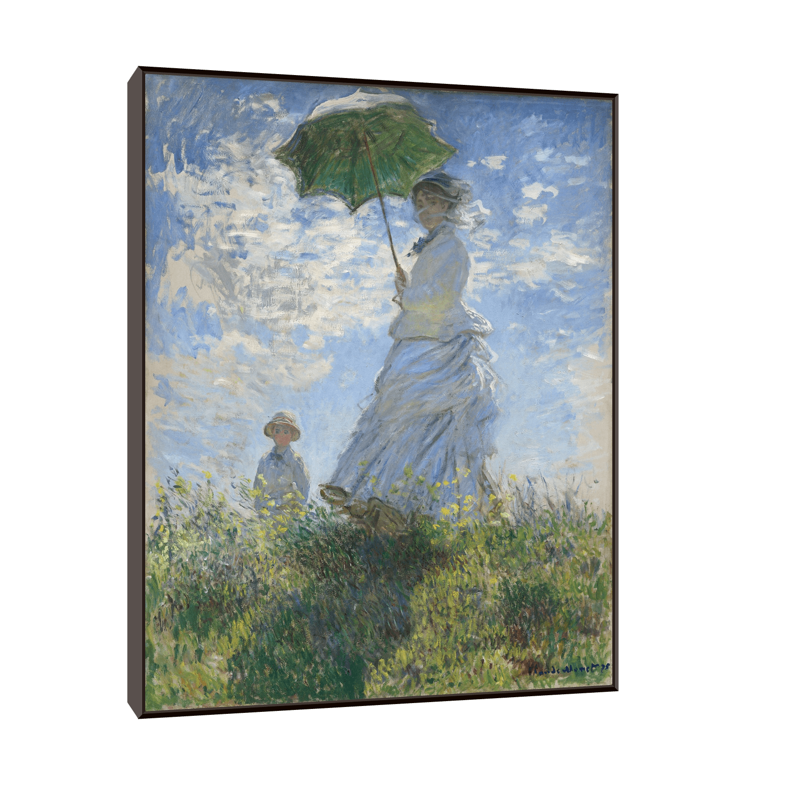 Madame Monet and Her Son, Claude Monet - ArtDeco Canvas