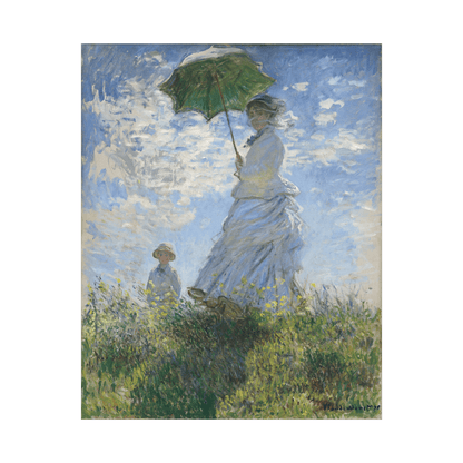 Madame Monet and Her Son, Claude Monet - ArtDeco Canvas