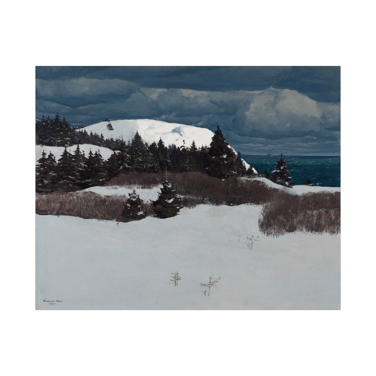 Maine Coast, Rockwell Kent - ArtDeco Canvas