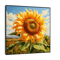 Majestic sunflower - ArtDeco Canvas