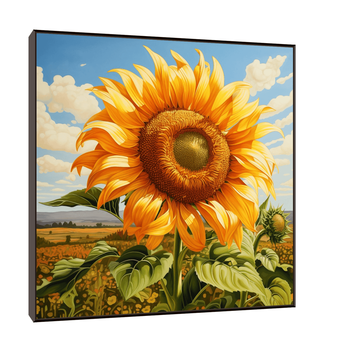 Majestic sunflower - ArtDeco Canvas