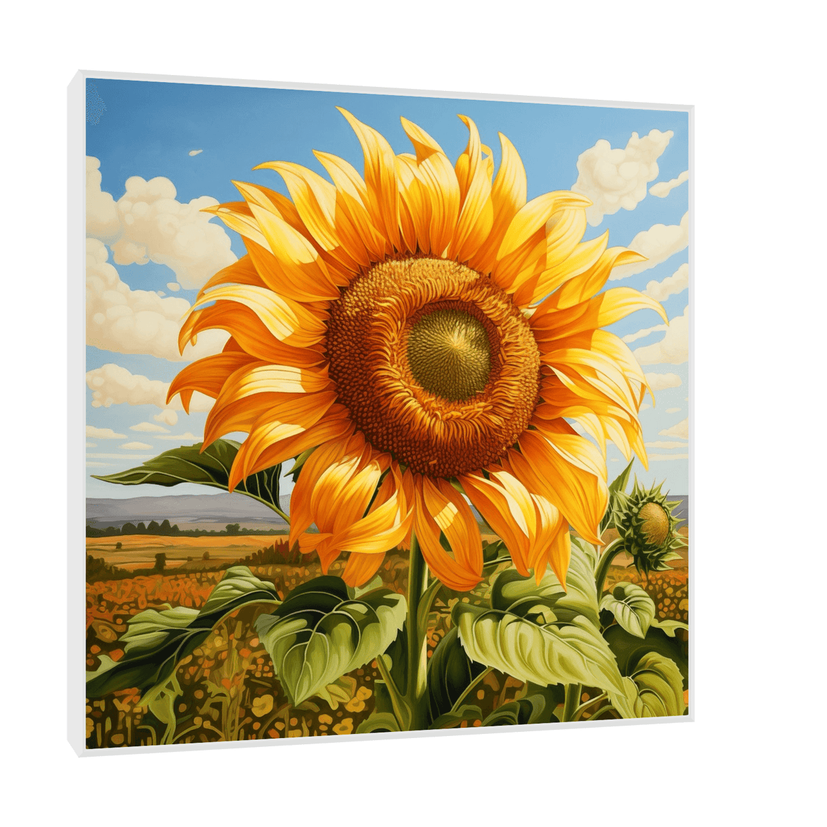 Majestic sunflower - ArtDeco Canvas