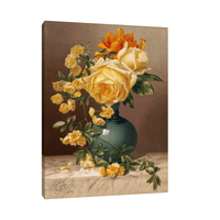 Marchal Niel Roses, William Duffield - ArtDeco Canvas